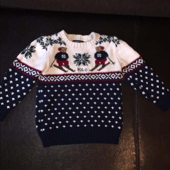 ❌SOLD❌ Ralph Lauren toddler holiday sweater - Picture 1 of 3